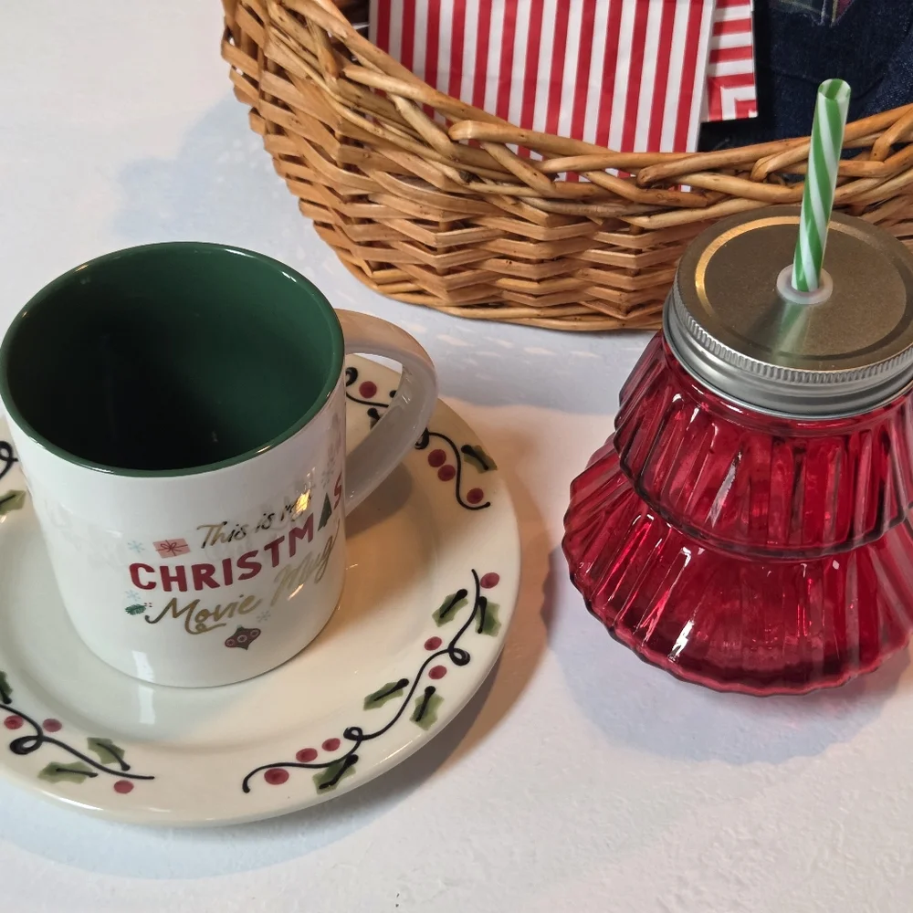 🌲I Love You to the Mountains and Back Mug in Vintage Longaberger Basket Bundle